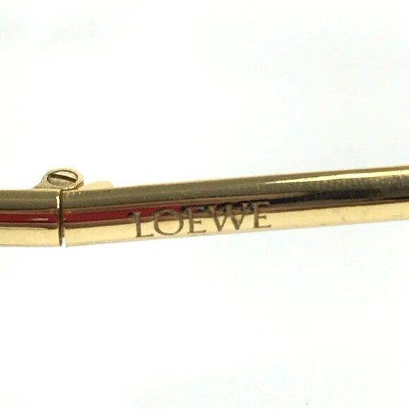 LOEWE LW40073U logo glasses eyewear sunglasses Plastic / Metal Black/Gold